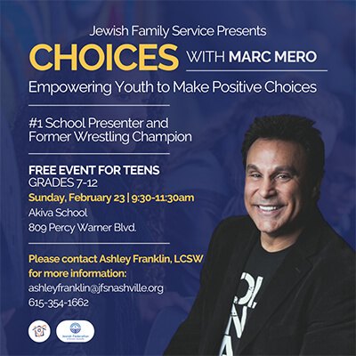 JFS Nashville Event Choices With Marc Mero