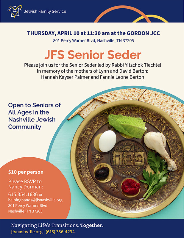 JFS Senior Seder 2025